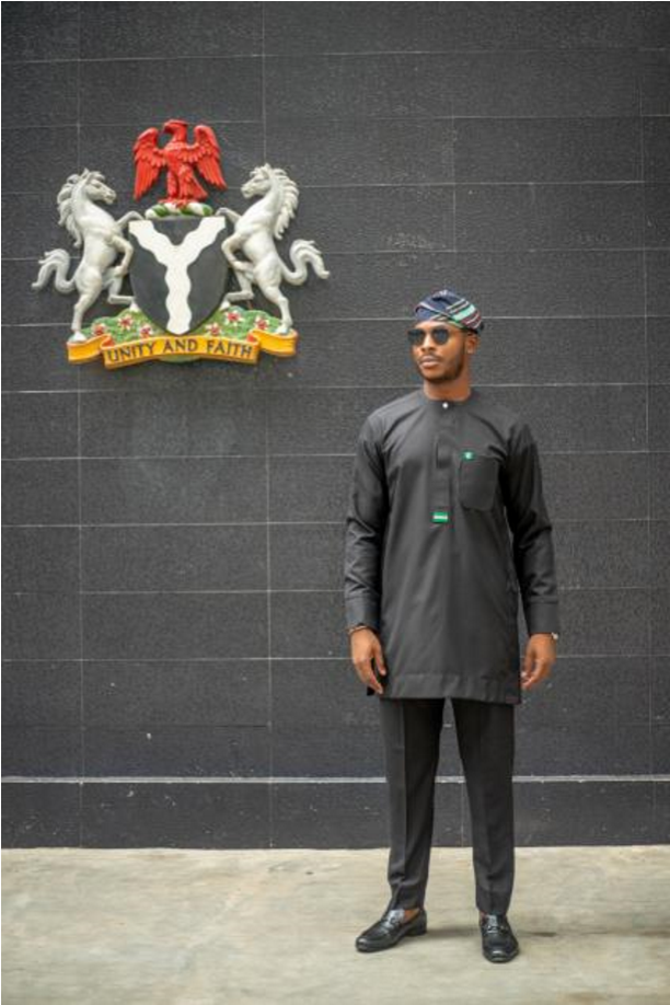 KNF BLACK, “NAIJA 01” KAFTAN