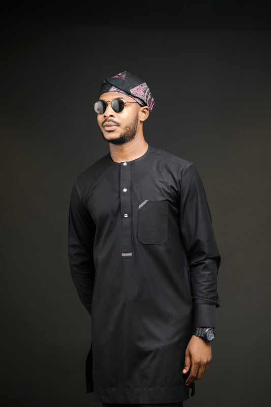 KNF BLACK KAFTAN 02